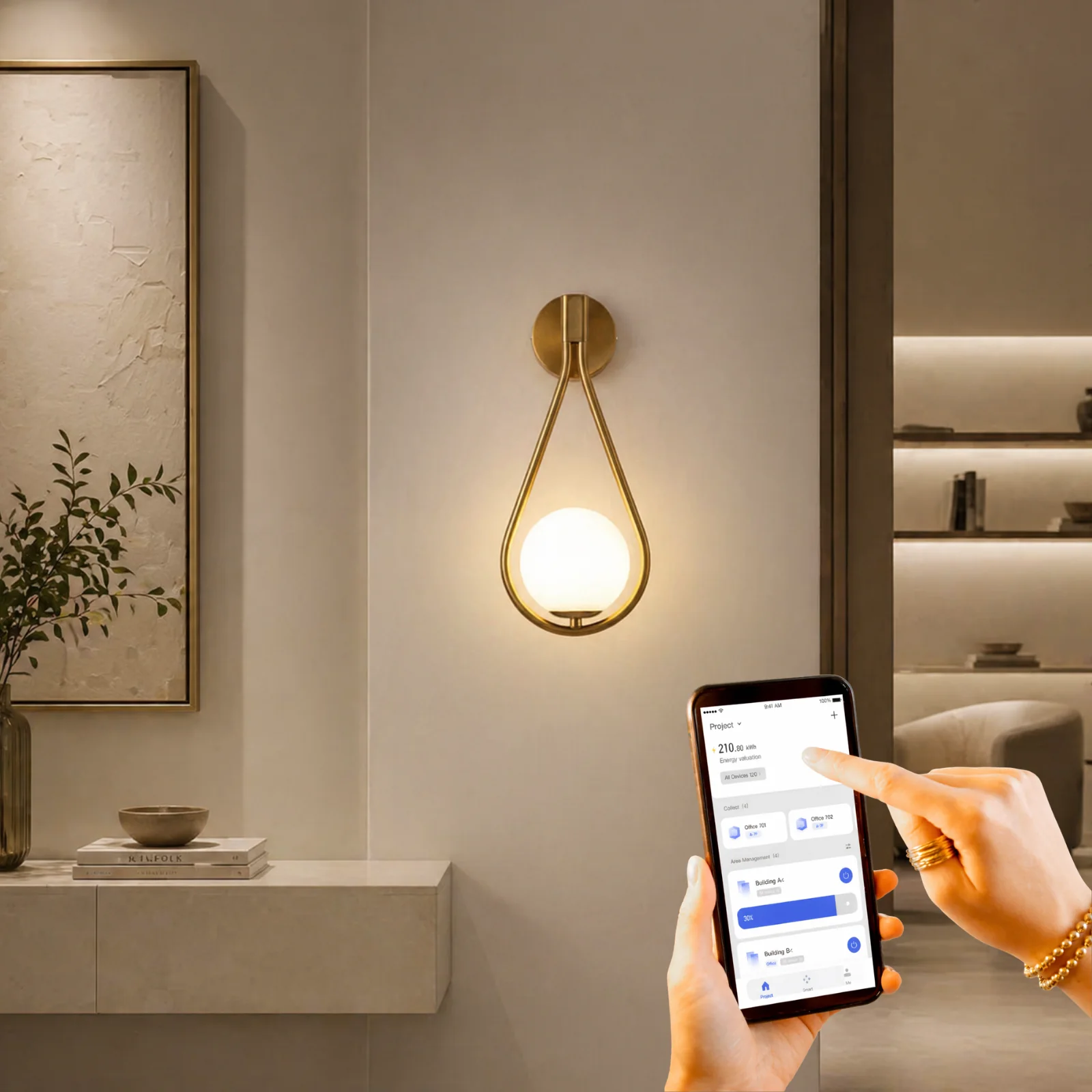 Golden Droplet Lamp - Image 19
