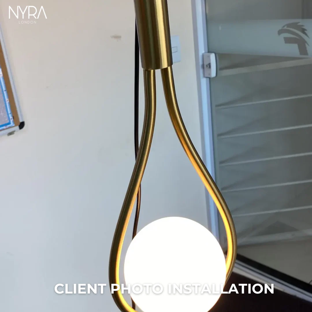 Golden Droplet Lamp - Image 8