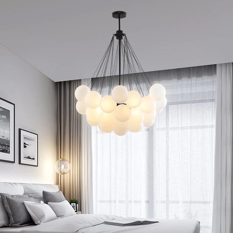 NYRA Frosted Ball Chandelier - Image 15