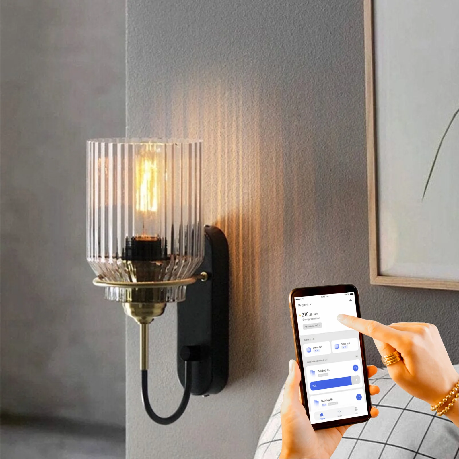 Sabizter Glass Wall Lamp - Image 15