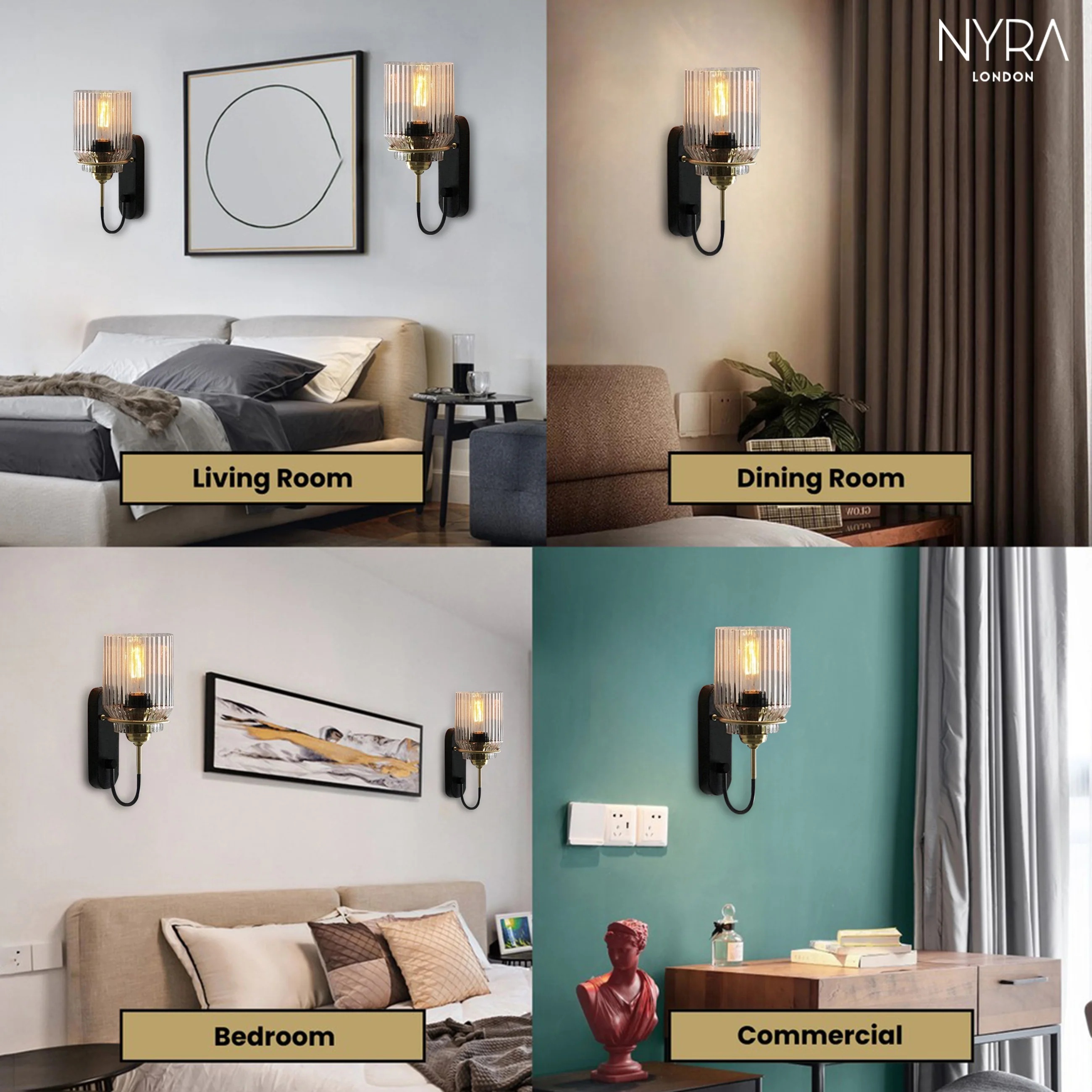 Sabizter Glass Wall Lamp - Image 3