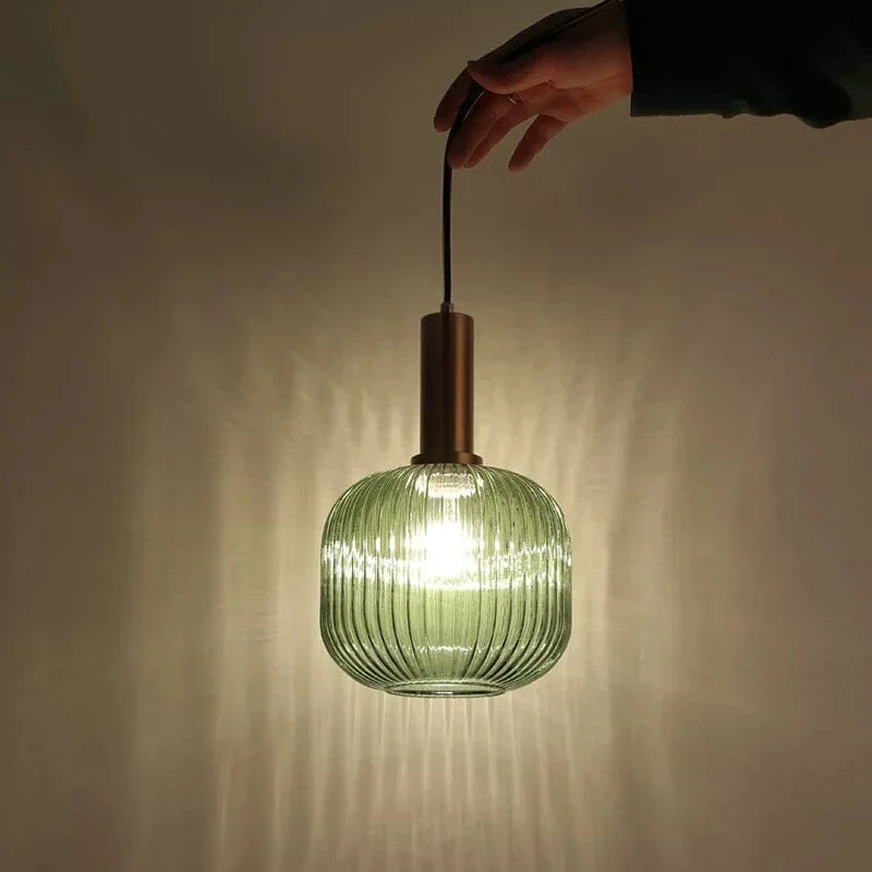 Rosalie Fluted Glass Pendants - Image 12