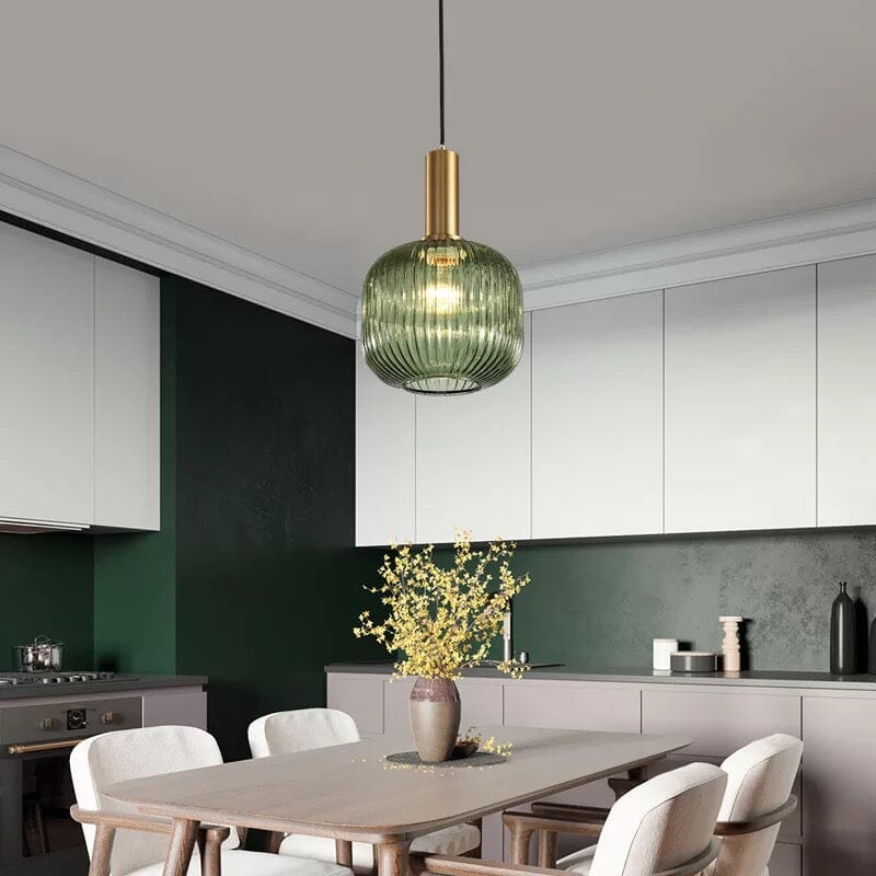 Rosalie Fluted Glass Pendants - Image 16