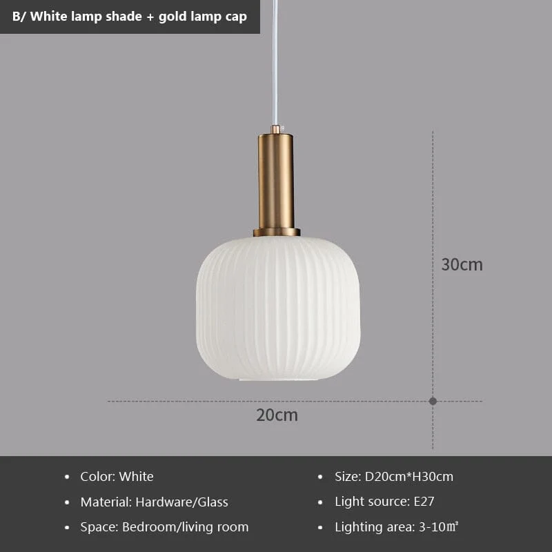 Rosalie Fluted Glass Pendants - Image 22