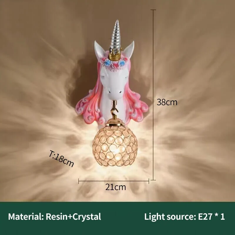 Unicorn Resin Wall Lamp - Image 5