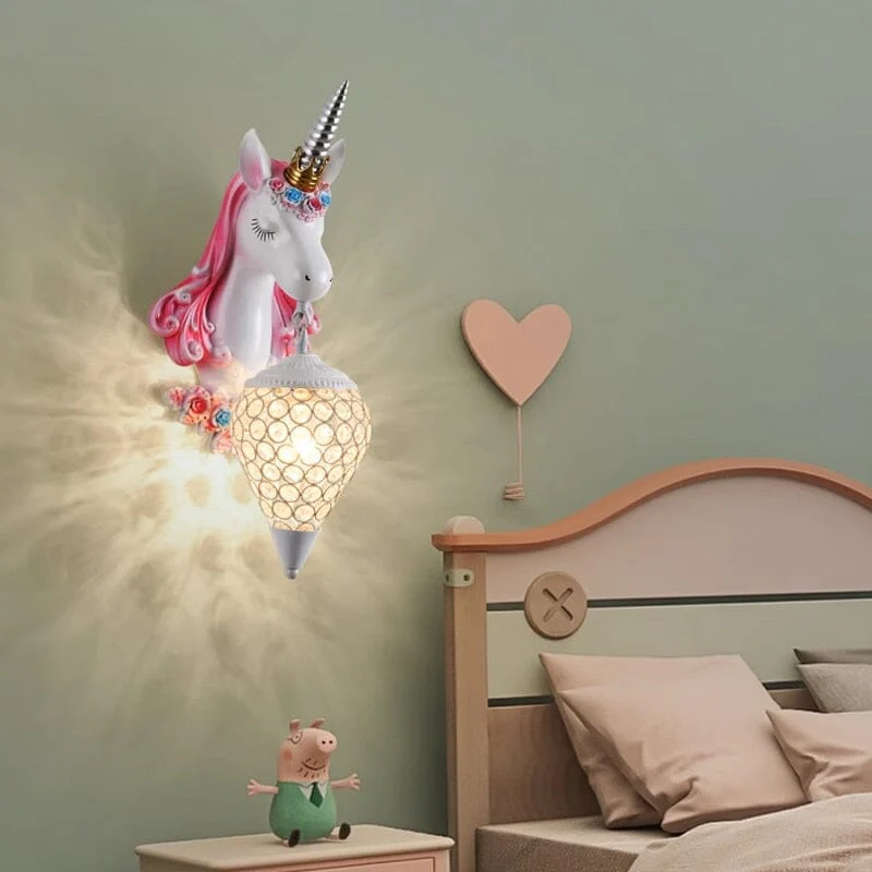 Unicorn Resin Wall Lamp - Image 7