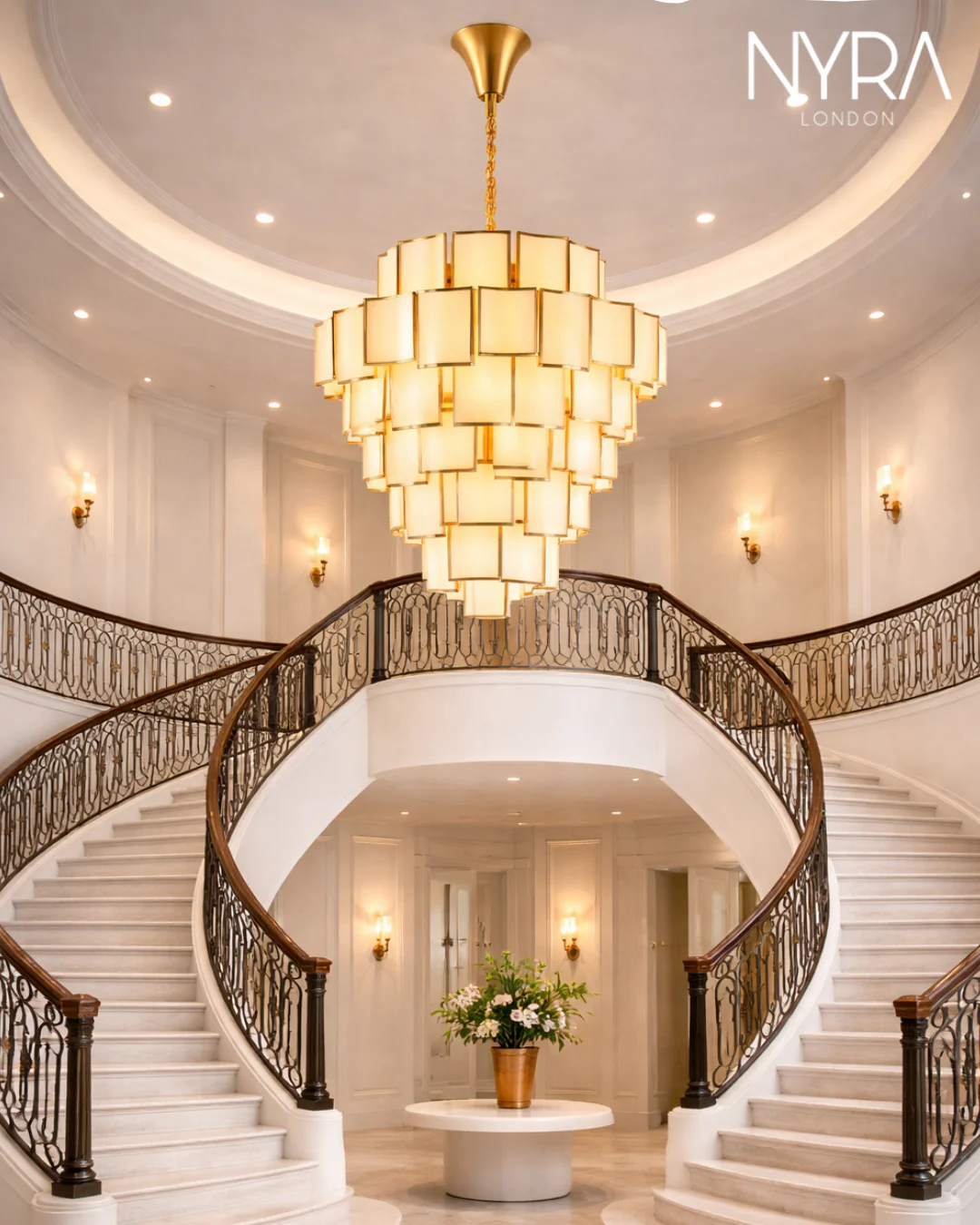 Nyra Glass Chandelier