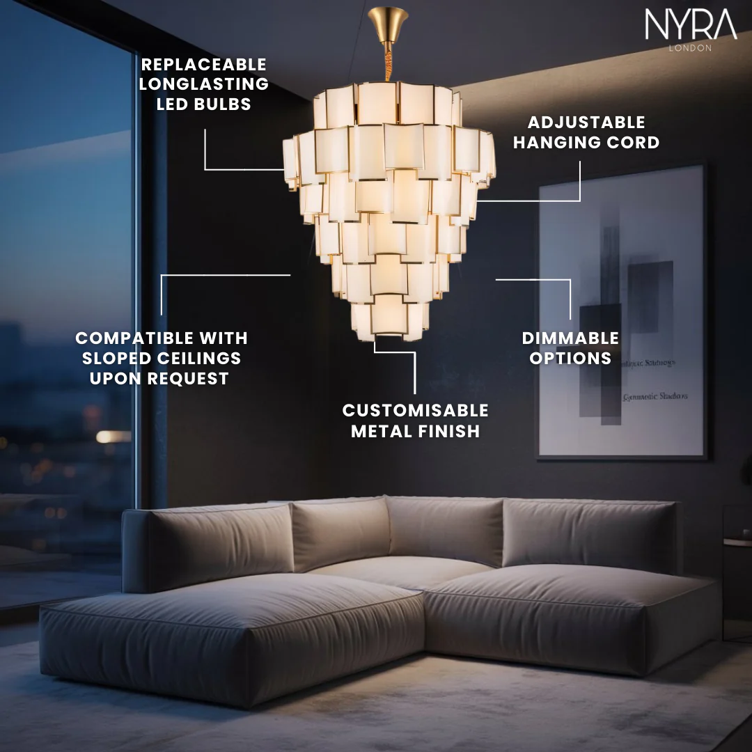 Nyra Glass Chandelier - Image 11