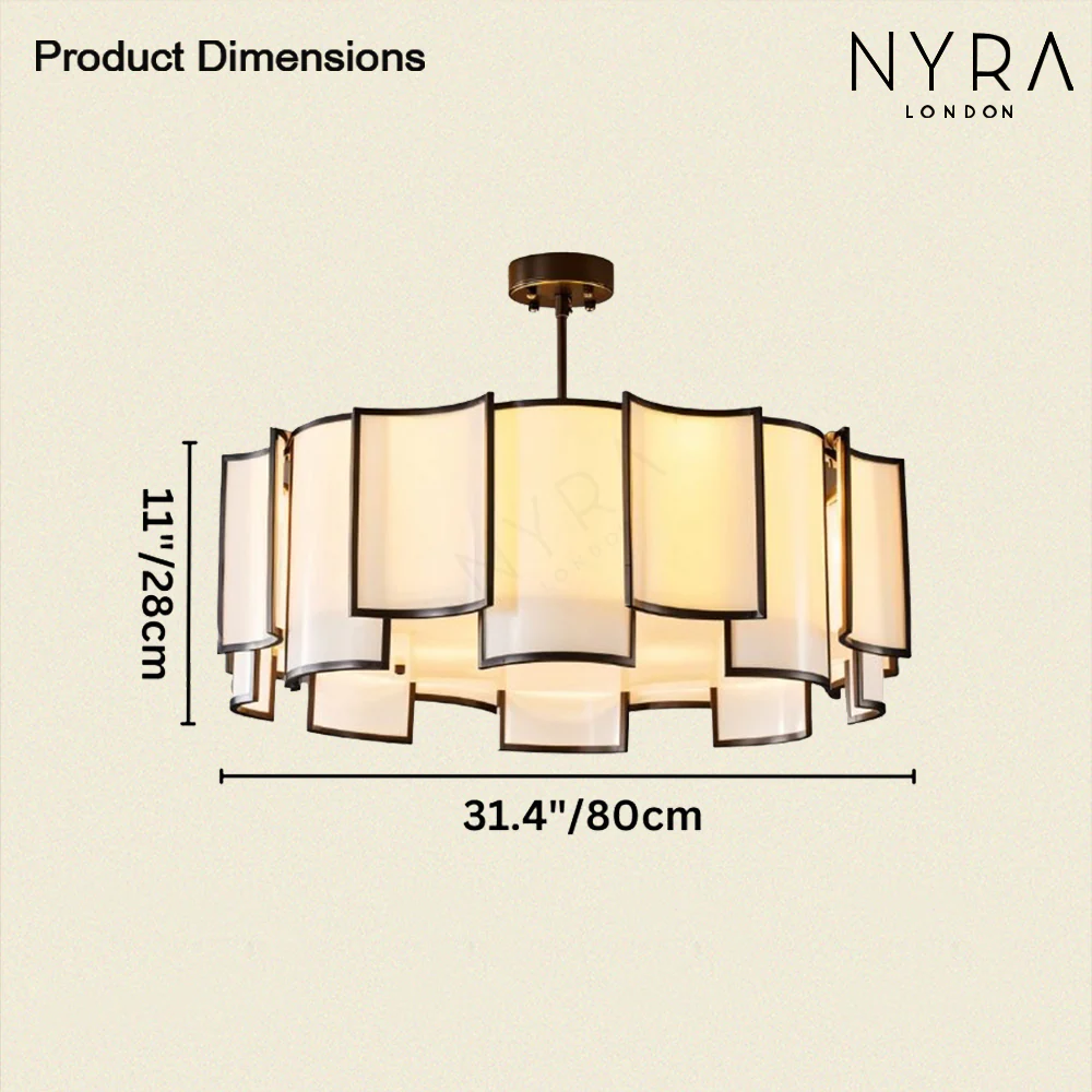 Nyra Glass Chandelier - Image 26