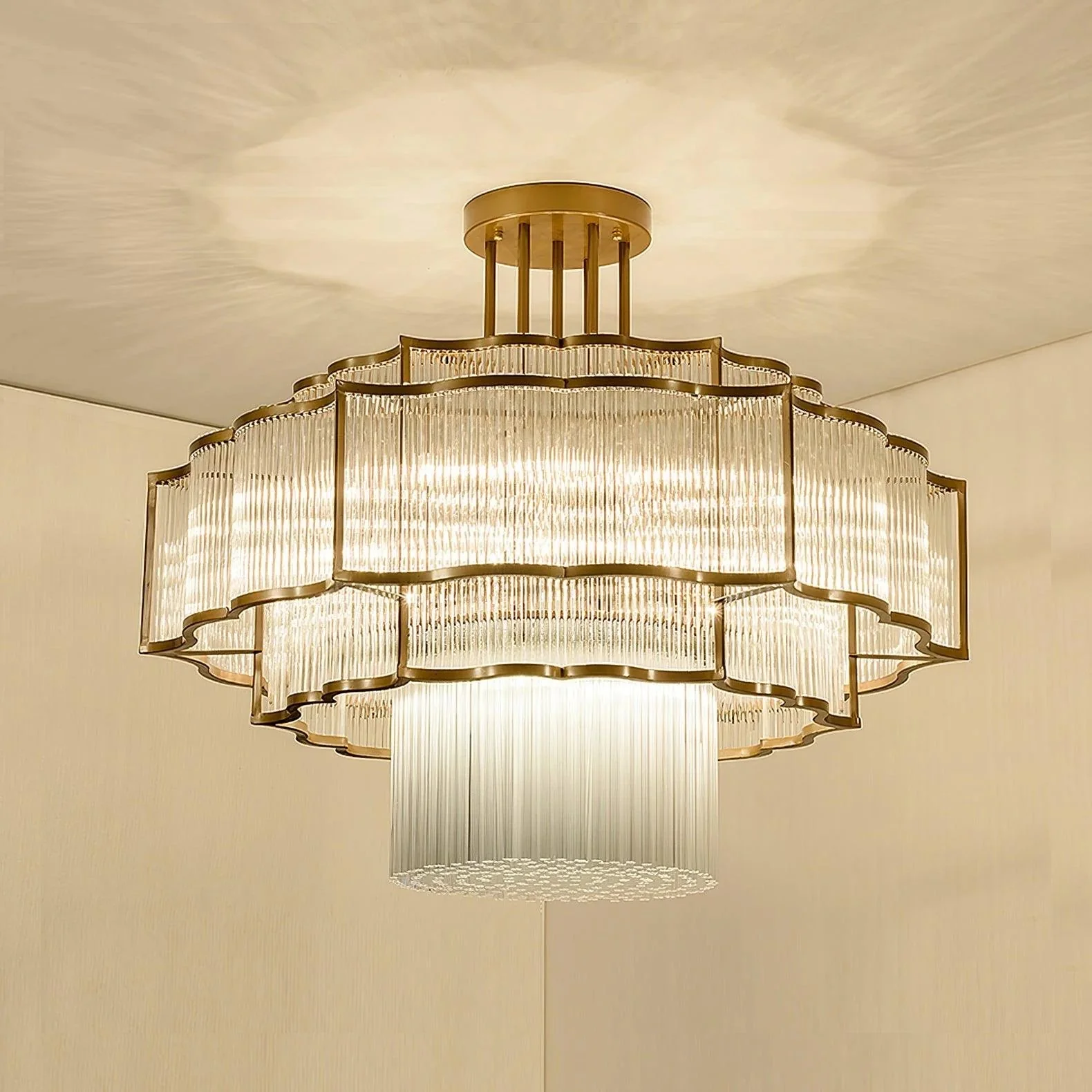 NYRA Glass illume chandelier 60cm - Image 6