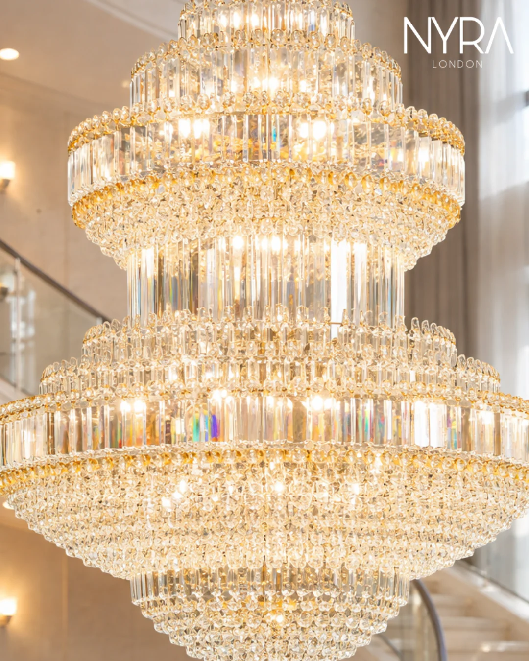 Nyra Royal Crystal Chandelier - Image 2