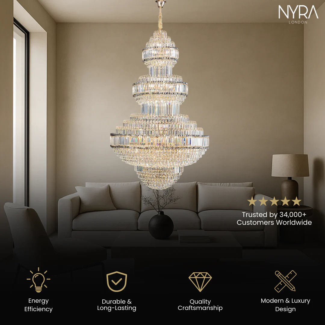 Nyra Royal Crystal Chandelier - Image 5
