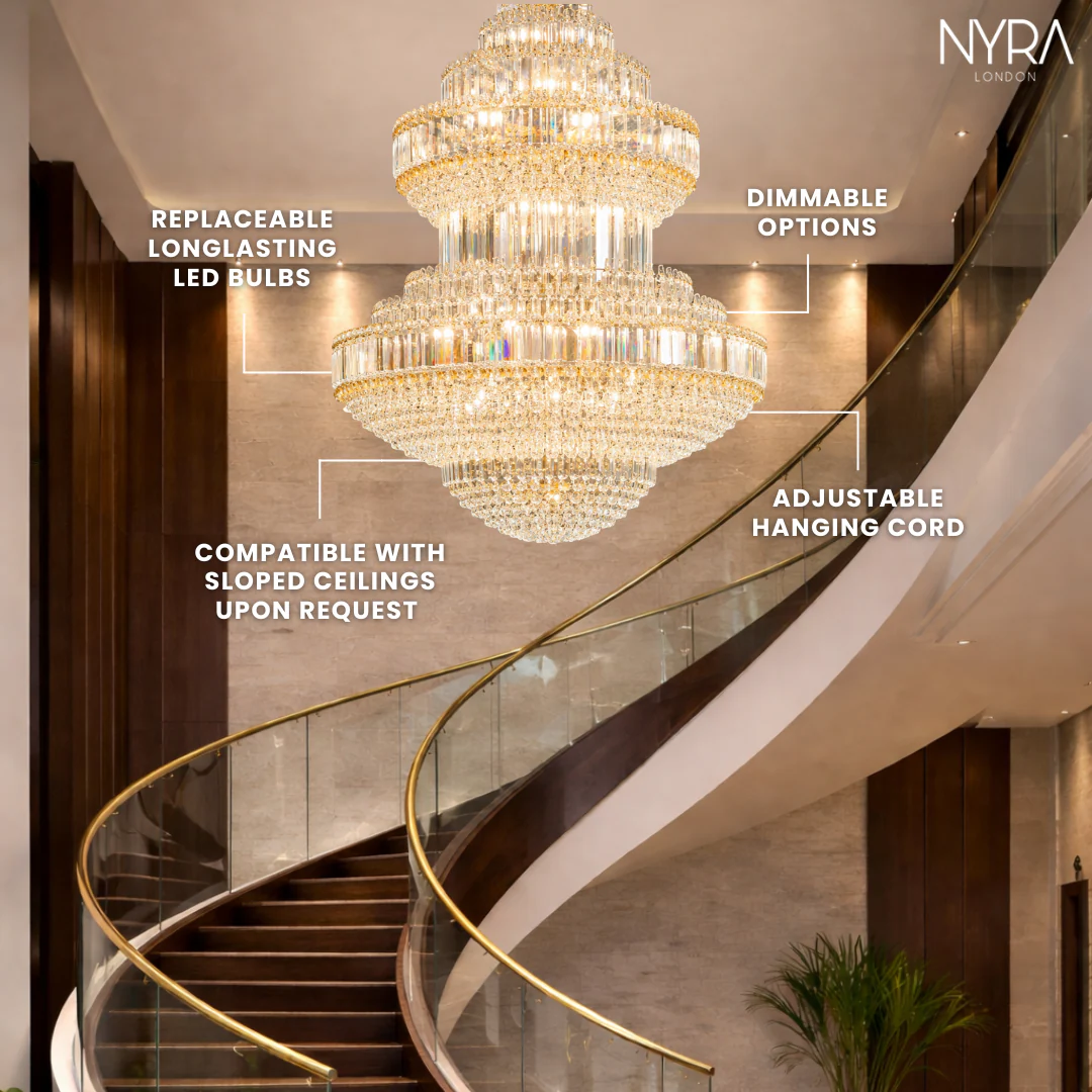 Nyra Royal Crystal Chandelier - Image 8