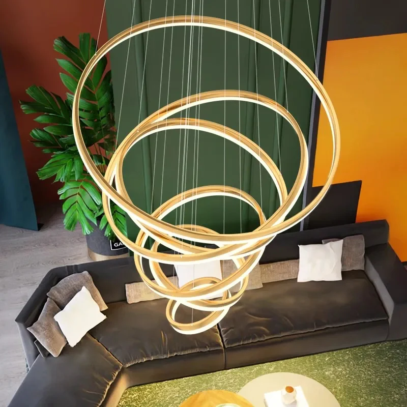 Orbitis Staircase  Ring Chandelier - Image 10