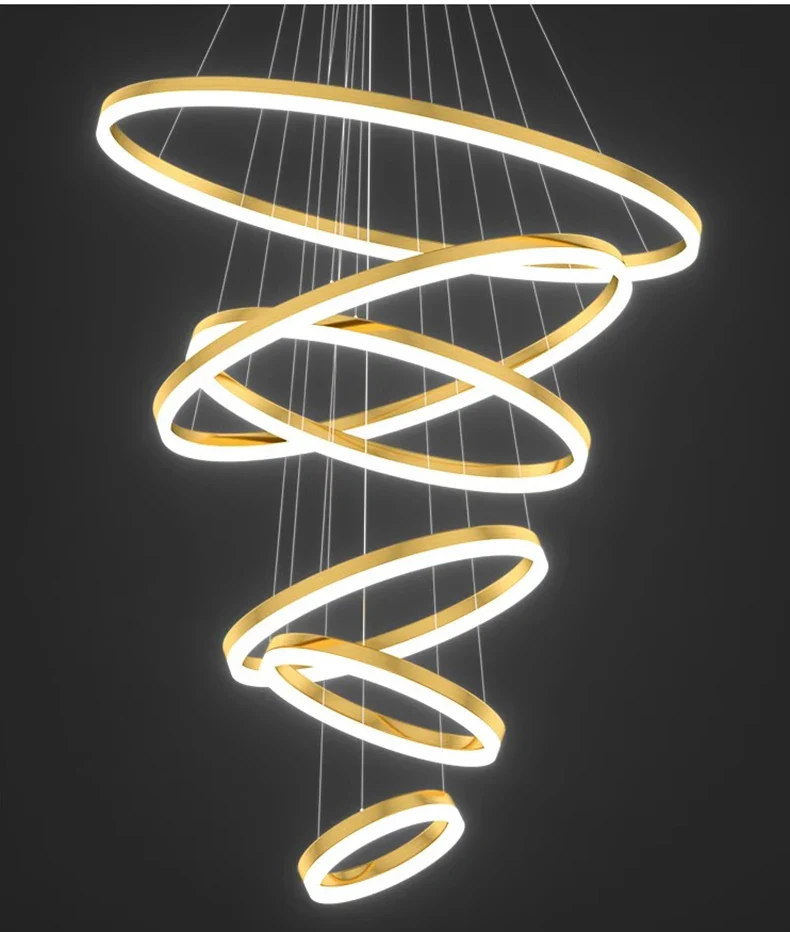 Orbitis Staircase  Ring Chandelier - Image 17