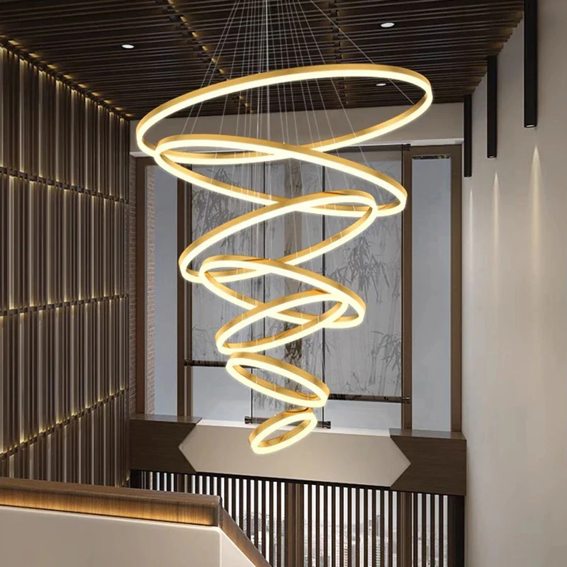 Orbitis Staircase  Ring Chandelier - Image 18