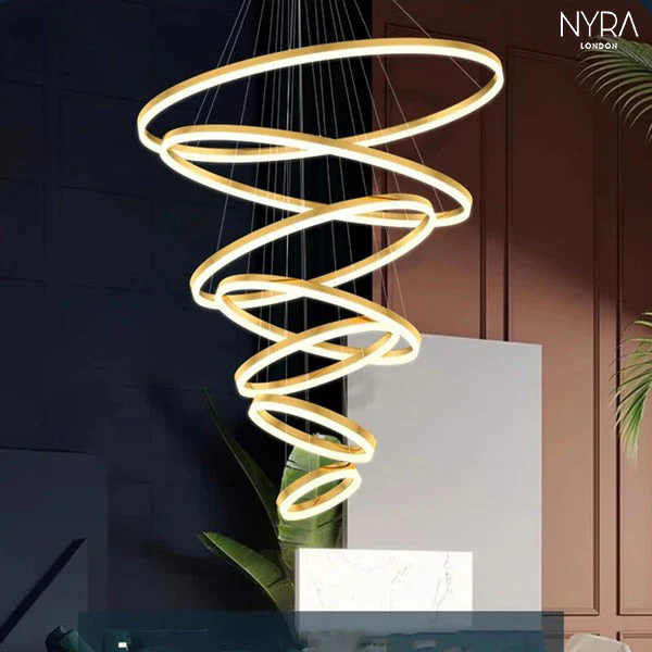 Orbitis Staircase  Ring Chandelier - Image 3