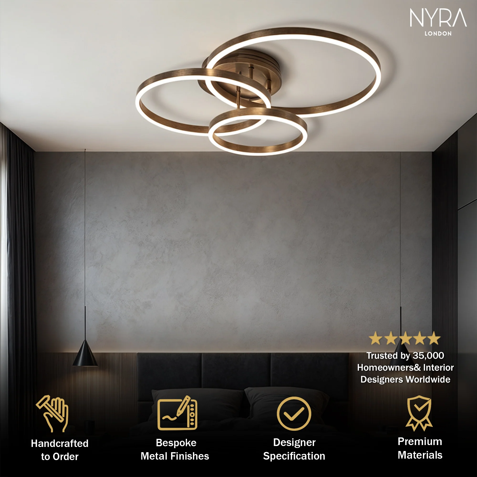 Oriana LED Ceiling Lamp - Image 3