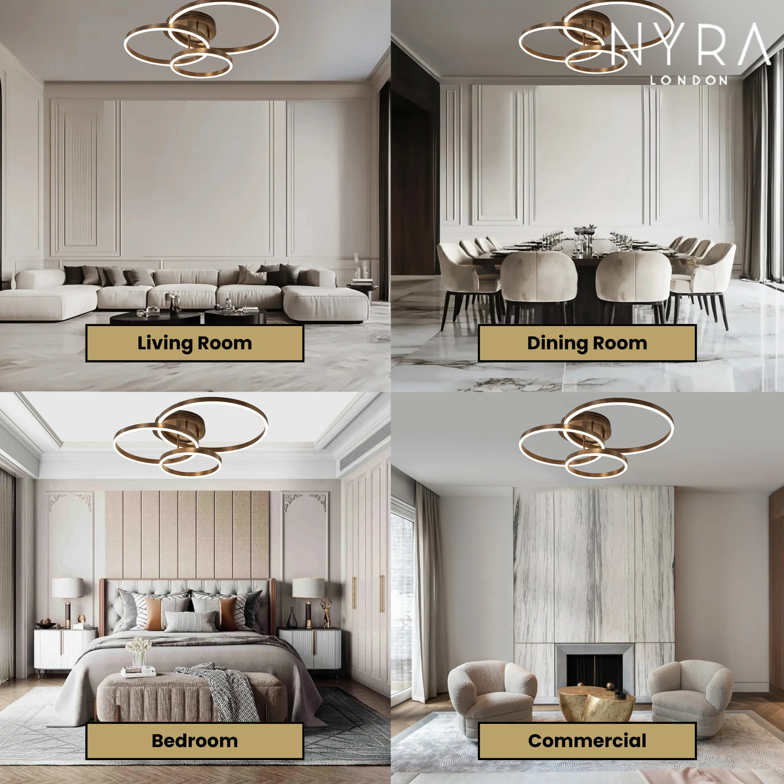 Oriana LED Ceiling Lamp - Image 4