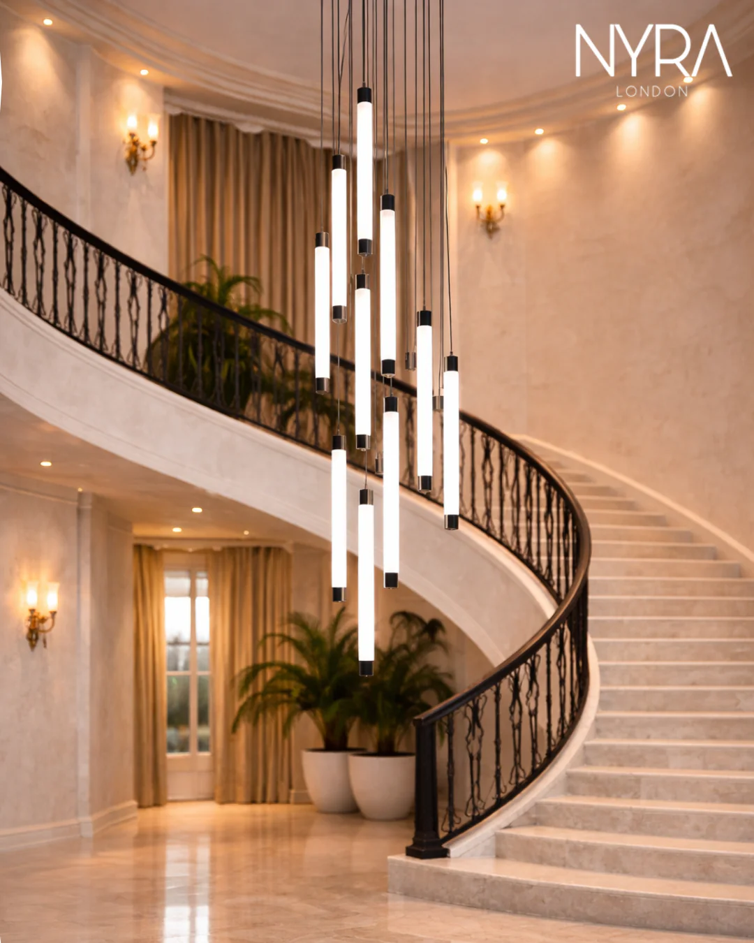 Orion Drift Staircase Pendant