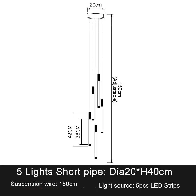 Orion Drift Staircase Pendant - Image 22