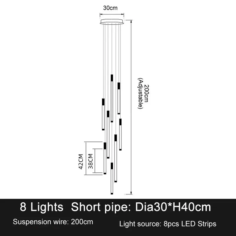Orion Drift Staircase Pendant - Image 23