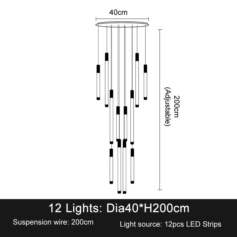 Orion Drift Staircase Pendant - Image 24