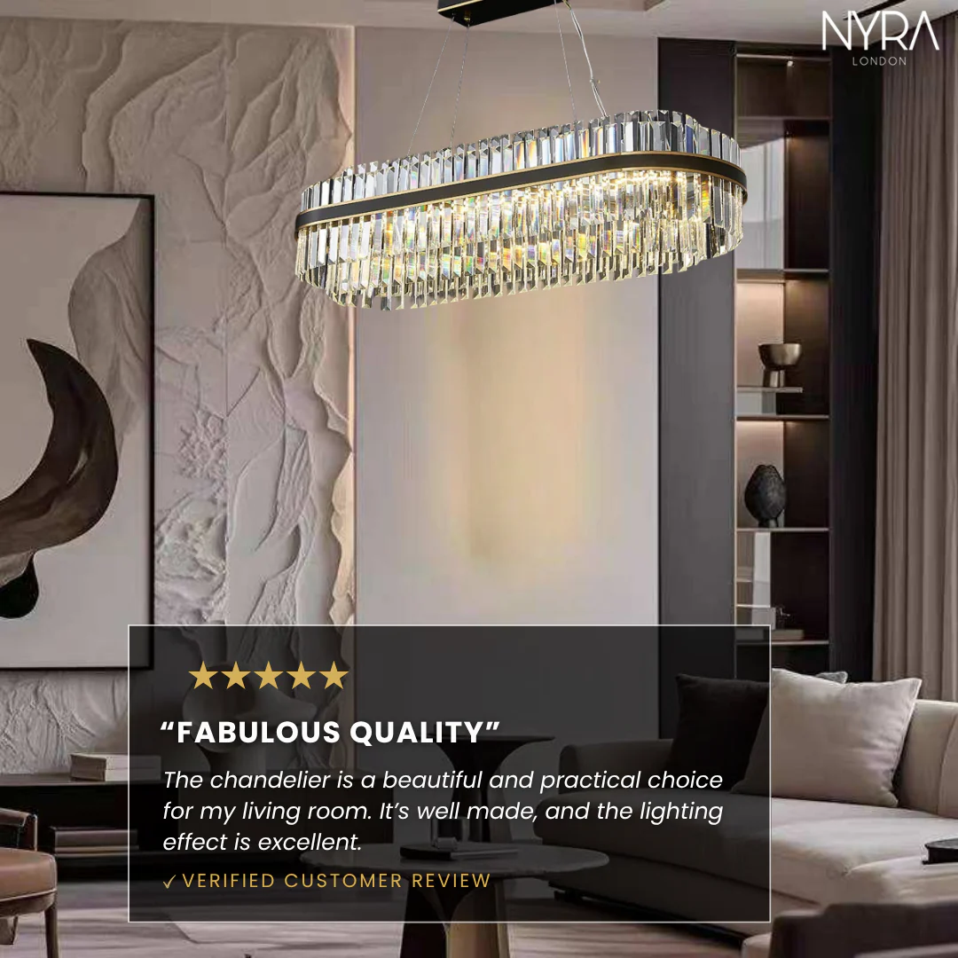 Oryx Rectangle Crystal Chandeliers - Image 5