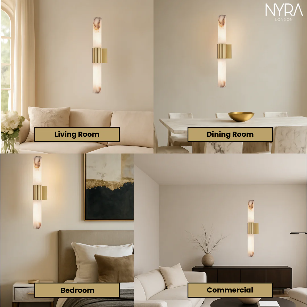 Paris Alabaster Wall Sconce - Image 4
