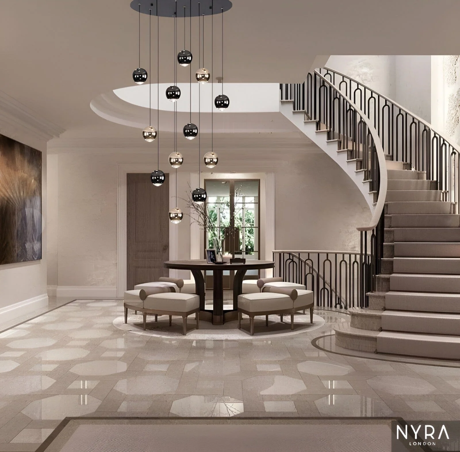 Glass Raindrop Chandelier - Image 18