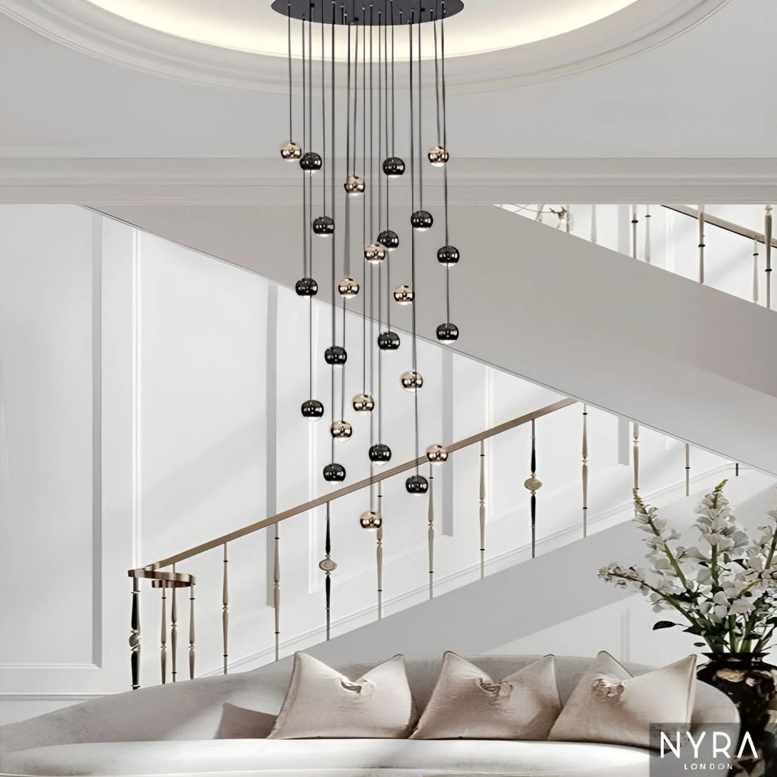Glass Raindrop Chandelier - Image 20