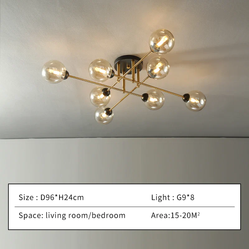 Piccadilly Glass Ball Chandelier - Image 15