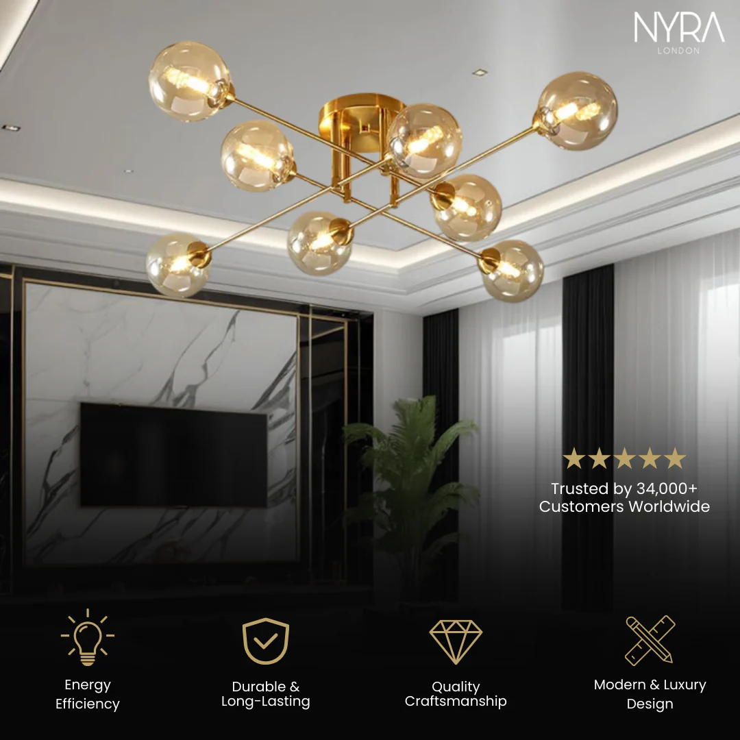 Piccadilly Glass Ball Chandelier - Image 3