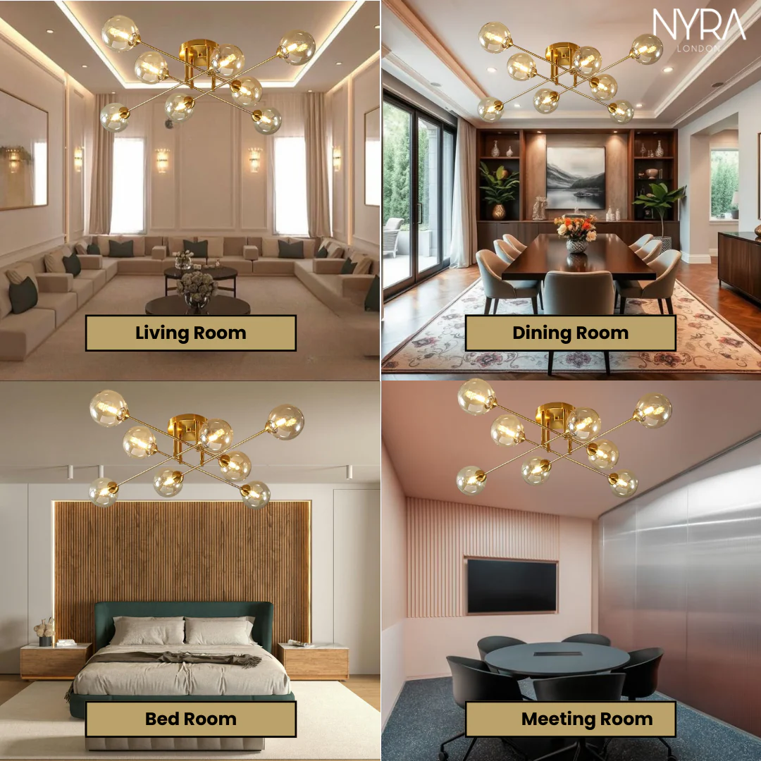 Piccadilly Glass Ball Chandelier - Image 4