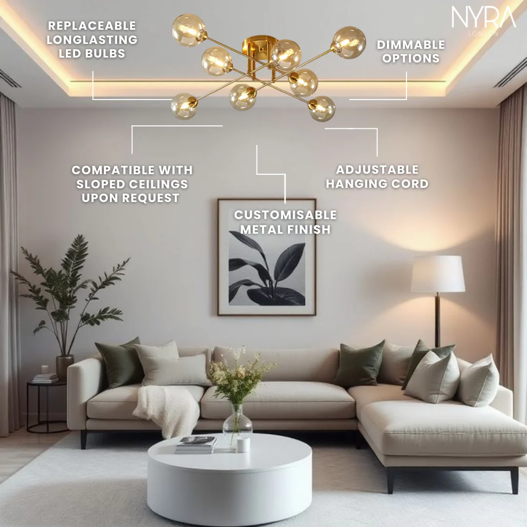 Piccadilly Glass Ball Chandelier - Image 7