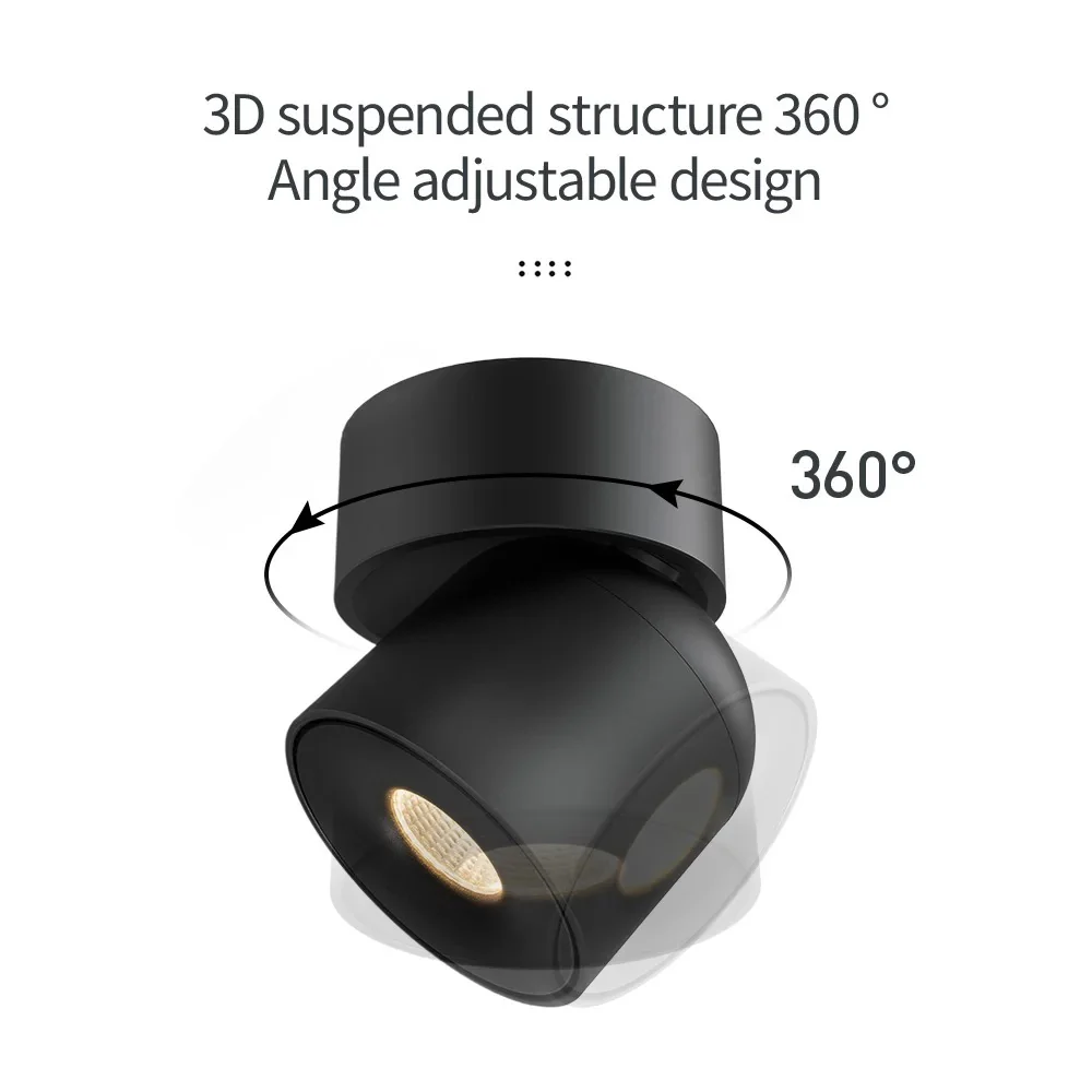 PivotGlow 360° LED Ceiling Spotlight - Image 6