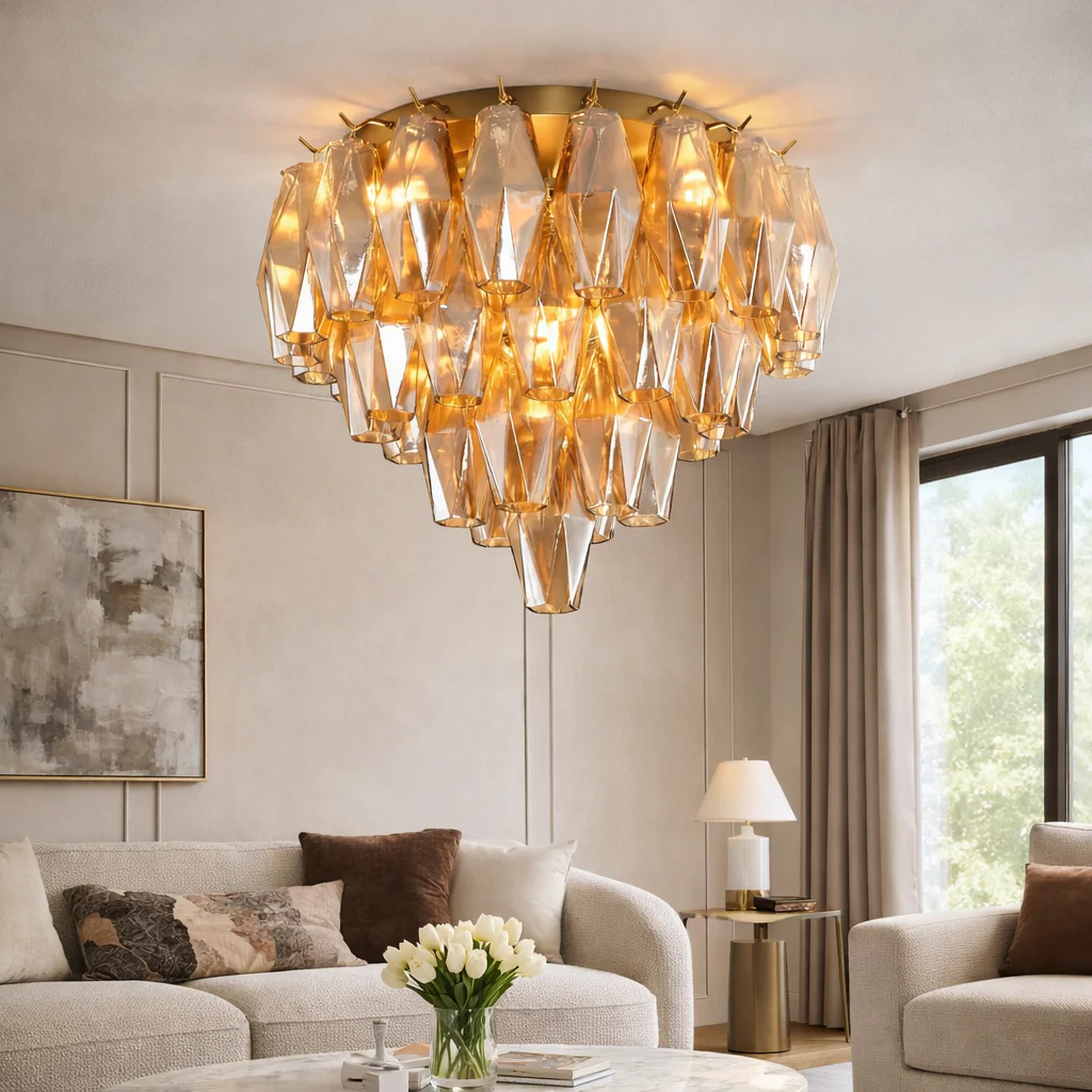 Madelyn Glass Ceiling Light - Image 7