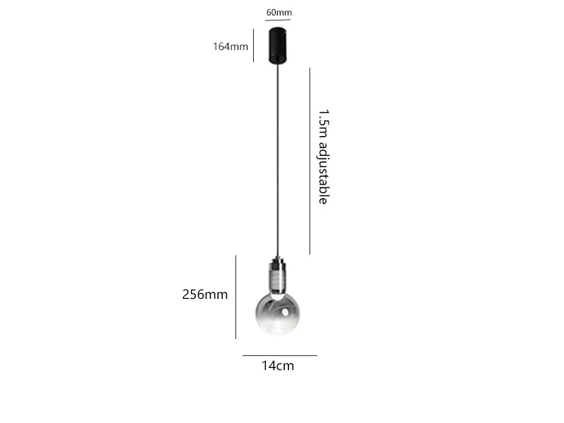 RAFFA Glass Pendant Light - Image 11