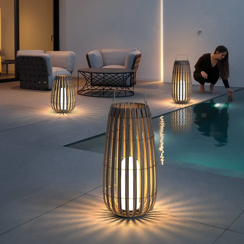 Lina Rattan Lantern - Image 4