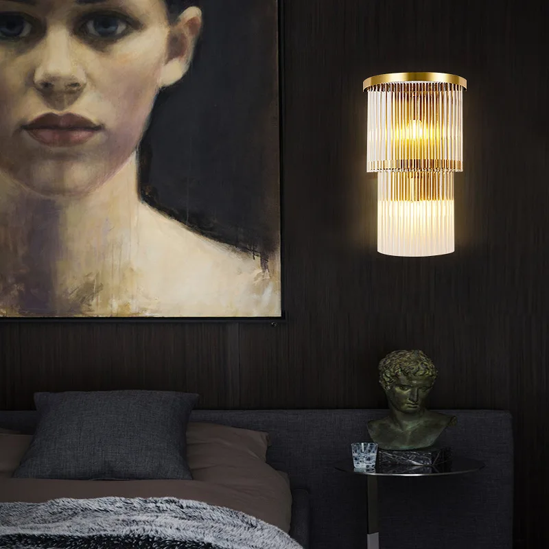 Regal Cascade Crystal Wall Lamps - Image 13