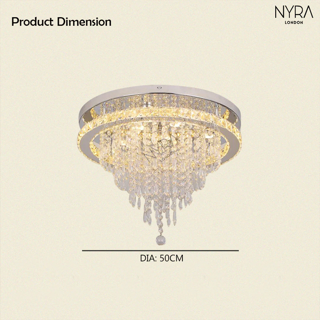 Ava Crystal LED Chandelier - Image 5