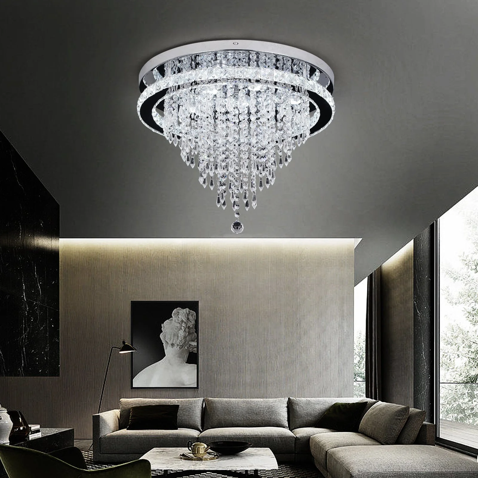 Ava Crystal LED Chandelier - Image 6