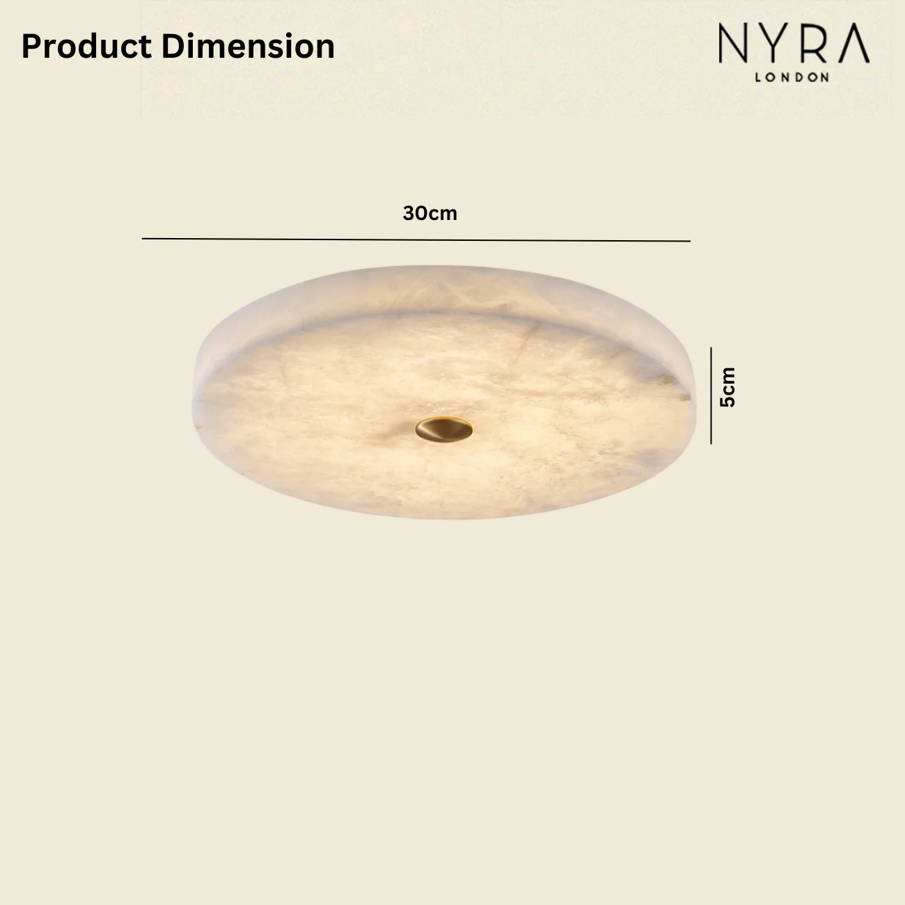 Rhea Alabaster Ceiling Light - Image 10