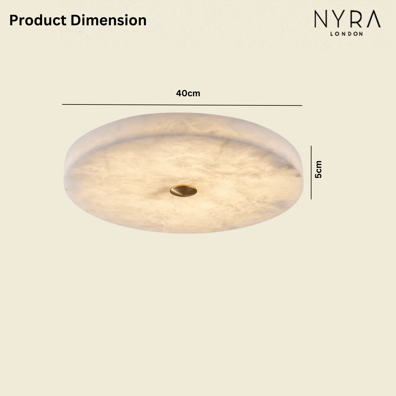Rhea Alabaster Ceiling Light - Image 11