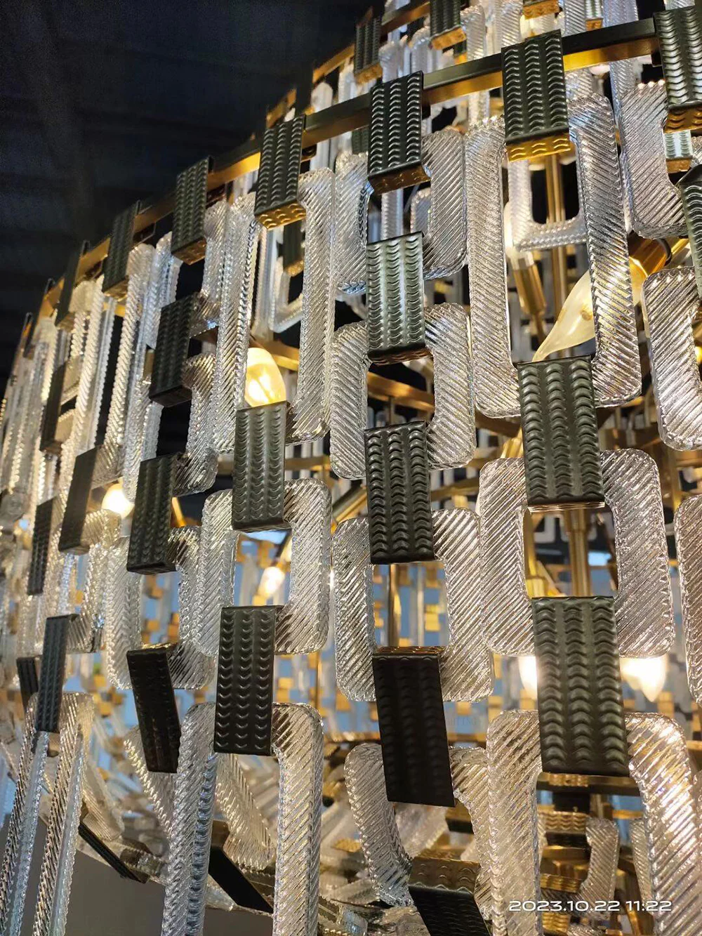 Rovix Multi-tiered Crystal Buckles Chandelier - Image 13