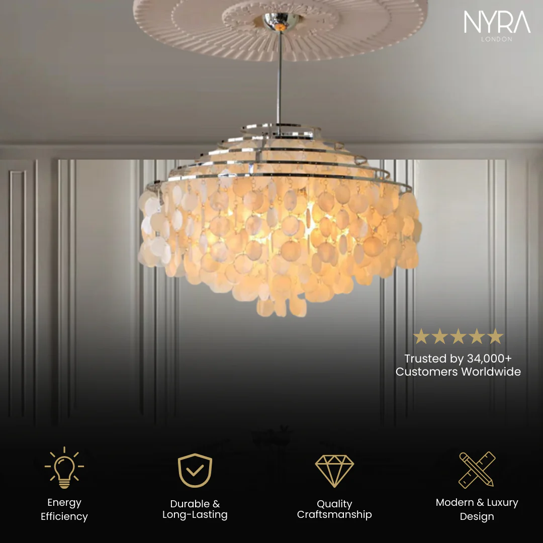 Sadaf Luxury Shell Chandelier - Image 3