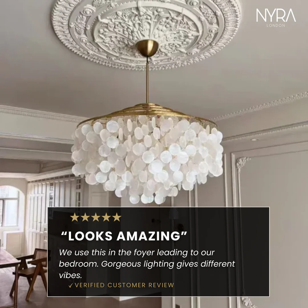Sadaf Luxury Shell Chandelier - Image 4