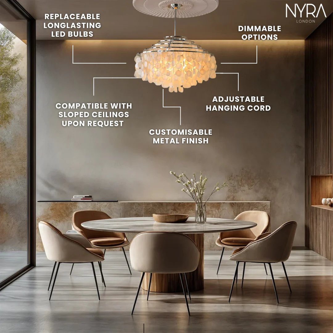 Sadaf Luxury Shell Chandelier - Image 6
