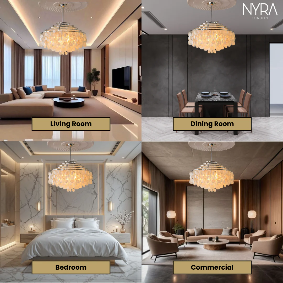 Sadaf Luxury Shell Chandelier - Image 7