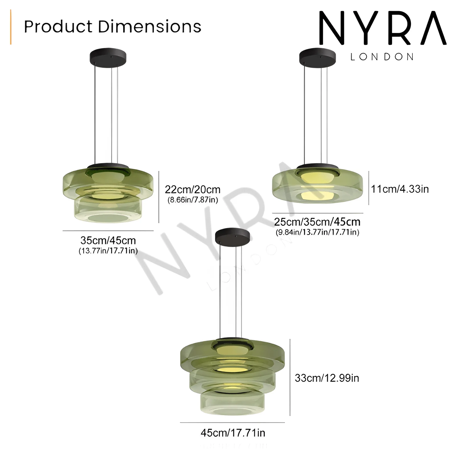 Scandinavian Glass Pendant - Image 11